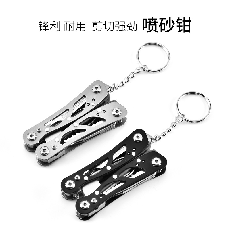户外便携刀钳不锈钢迷你折叠工具钳多功能组合应急钳仔野营折叠钳