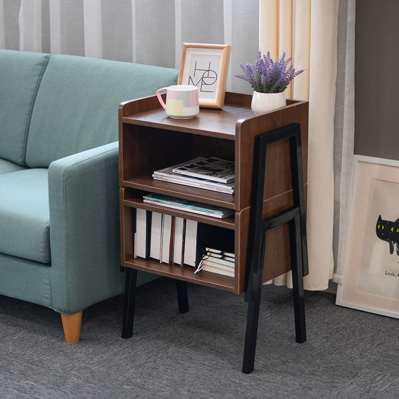 1 Бытовая маленькая квартира креативный маленький чайный столик простой Балконный чайный столик скандинавский диван приставной столик комбинированная тумбочка