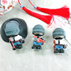 Cartoon doll plastic, keychain suitable for men and women, bag, pendant, wholesale, Birthday gift