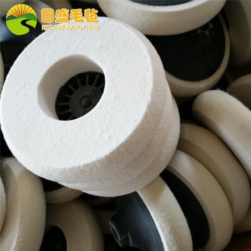 砂轮机用抛光羊毛轮毛毡抛光轮 镜面抛光打磨 现货