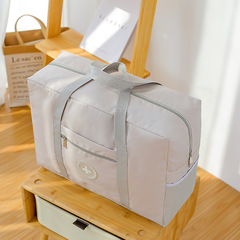 Oxford cloth travel bag, lightweight, foldable, waterproof clothing and bedding storage bag, outdoor travel, hand-held travel bag