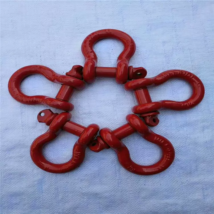 卸扣厂家热销 船用起重卸扣 高强度卸扣 美式模锻弓形卸扣