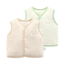 0-2岁婴儿马甲秋冬夹棉男女宝宝纯棉小背心