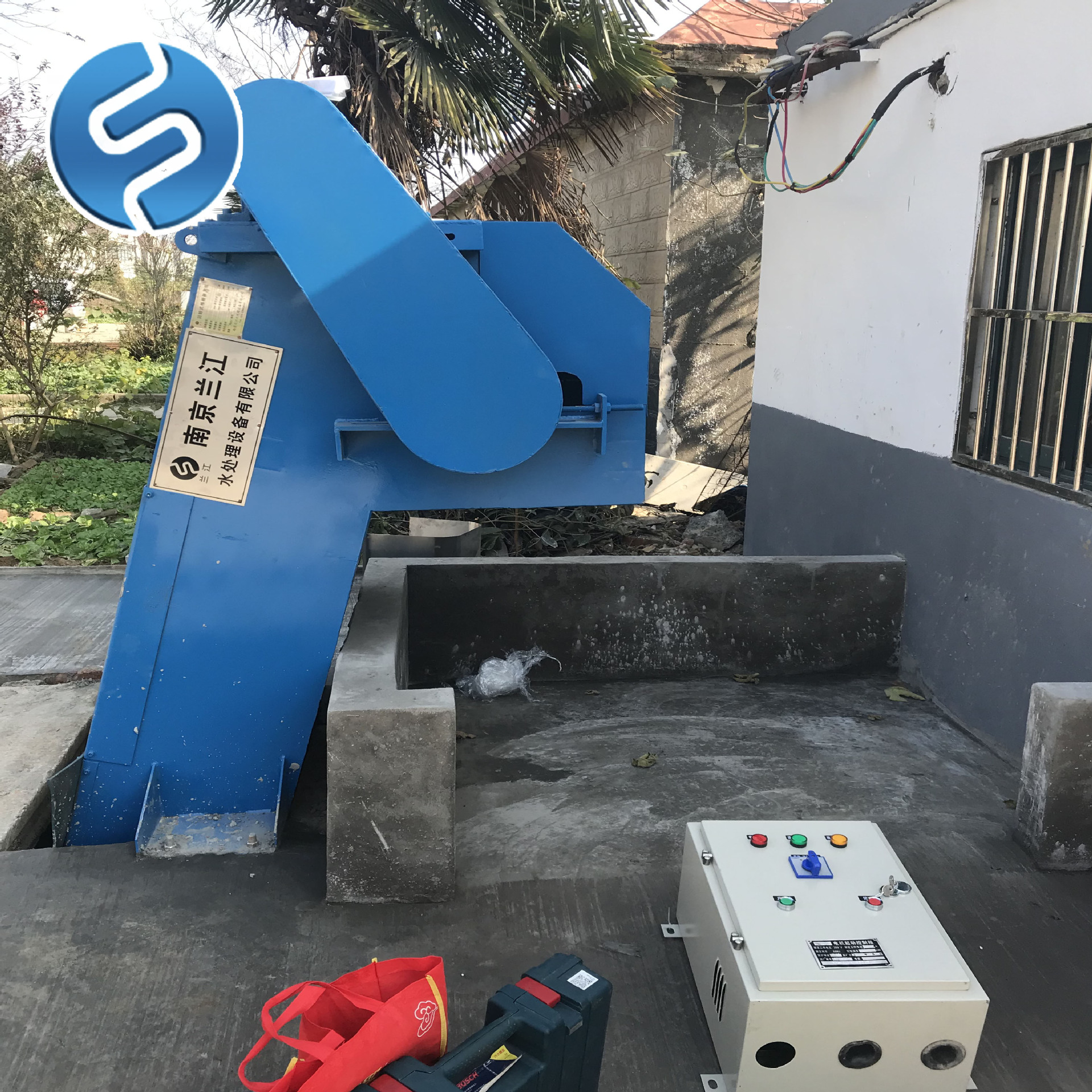 GSHZ-500 小型回转式机械格栅除污机 固定式格栅清污机