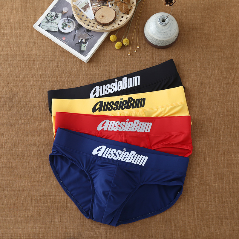 Australian men's briefs milk silk low waist high stretch national fashion design comfortable briefs shorts in stock Australian men's briefs milk silk low waist high stretch national fashion design comfortable briefs shorts in stock