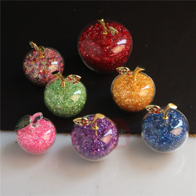 50#60#80 Crystal Apple Crystal Gifts Crystal Valentine’s Day Gifts Christmas Gifts Promotional Gifts
