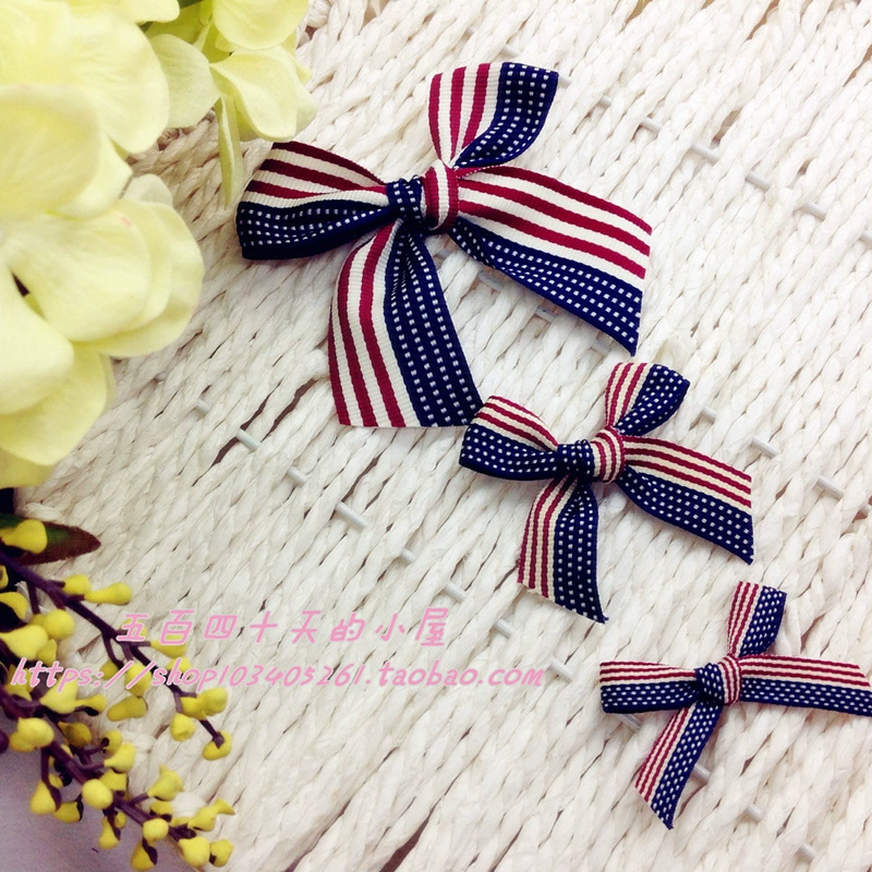 Американский стиль флаг Полосатый DIY обувь аксессуары для одежды Ювелирные изделия DIY Аксессуары материал шпилька лента жаккардовая лента