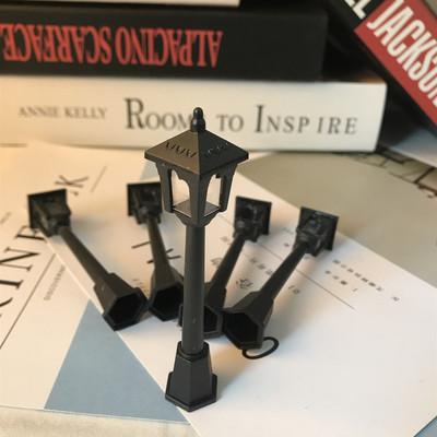 Dollhouse娃娃屋微景观摆件 模型灯 路灯 仿真灯 创意小摆件饰品