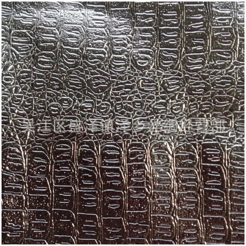 新款铝膜水刺棉防晒隔热遮阳罩 大鳄鱼花型车衣车罩面料