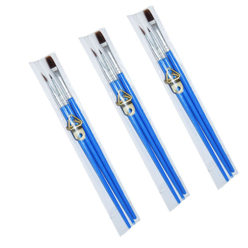 Cross-border 3 plastic rod digital oil paint pen set DIY hand-painted paint coloring special watercolor hook line pen