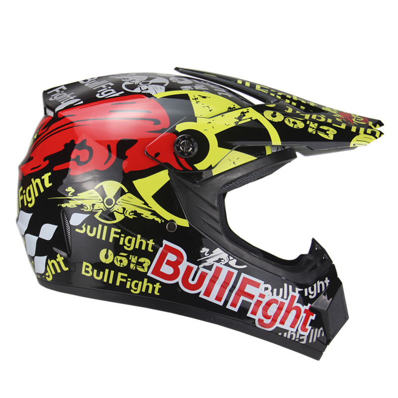 Cross-Border Export Version of Personalized Atv Riding Helmet, Bicycle Atv Helmet, Mountain Bike Dh Downhill Full-Face Helmet