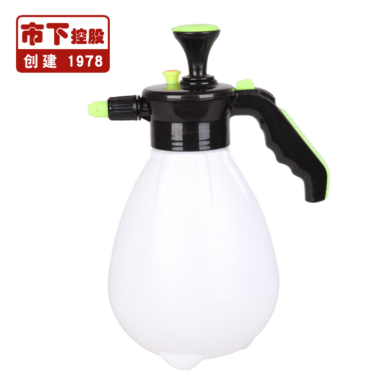 Ciudad 1.5L 2L presión de aire manual regadera jardinería riego hidratante pulverizador de plástico regadera de mano