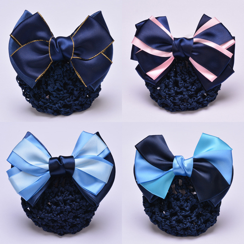 Korean Style Women's Headband Adult Hair Accessories Nurse Hair Net Hotel Bank Professional Head Flower Manufacturer Mesh Bag Wholesale Korean Style Women's Headband Adult Hair Accessories Nurse Hair Net Hotel Bank Professional Head Flower Manufacturer Mesh Bag Wholesale