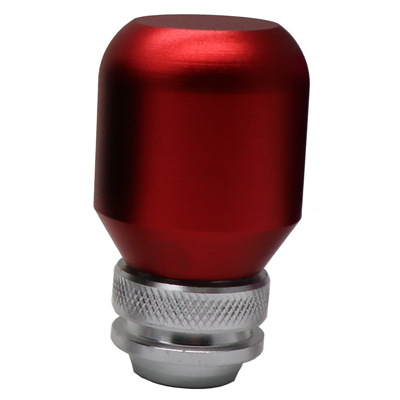 Directo de fábrica modificación del coche retráctil cabeza de cambio universal cabeza de palo extensible palanca de cambio de aleación de aluminio esmerilado