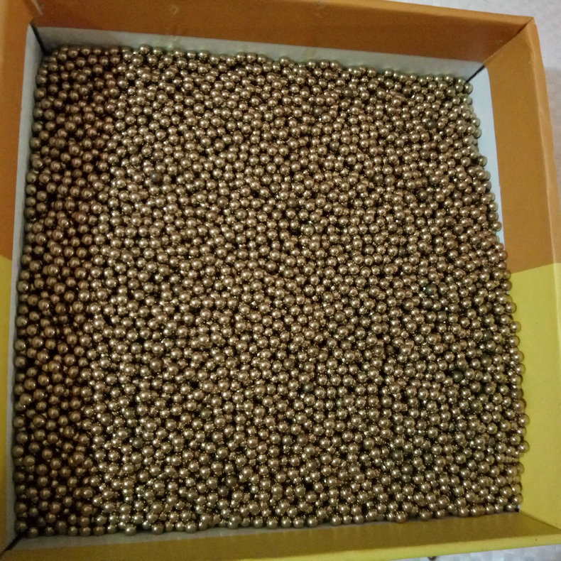 供应4.5表面抛光铜球 拉丝装饰铜球 锁心铜球 电镀铜球