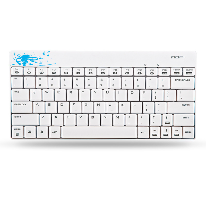 MOFII Ferris mano X210 computadora Mini teclado inalámbrico ratón portátil Oficina mudo portátil mini llave