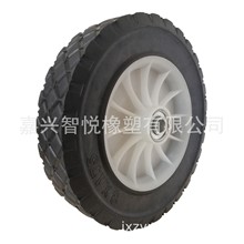 嘉兴智悦生产橡胶轮子、实心轮子、半空心轮子、塑料轮子、橡塑件
