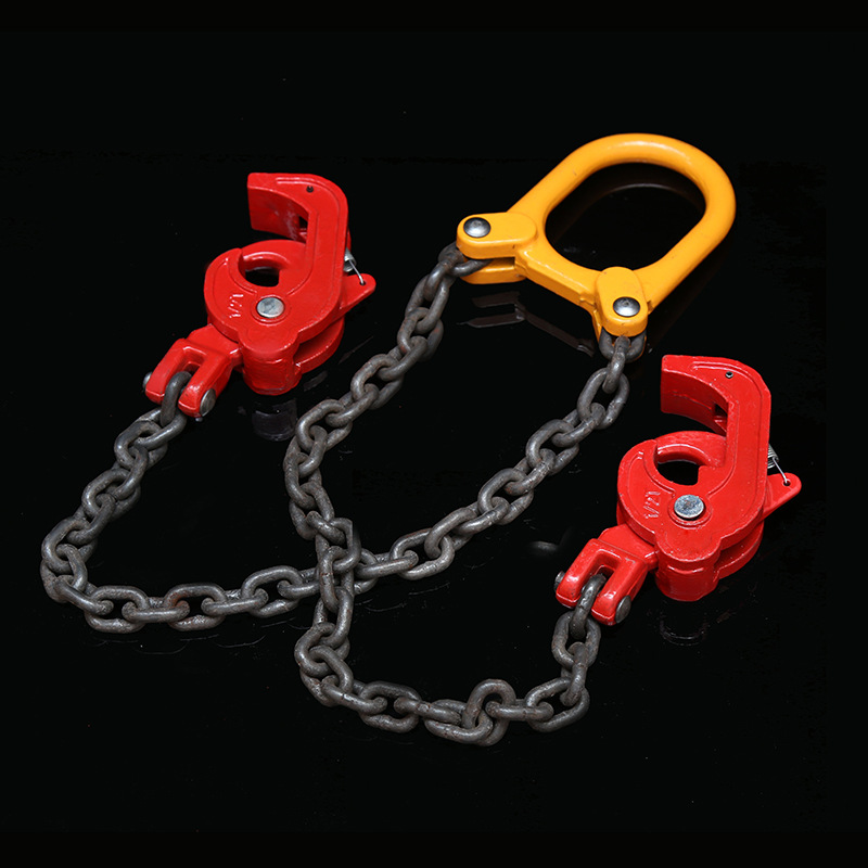 双链油桶吊钳 索具吊钩链条式吊钳 双链油桶起重钳批发
