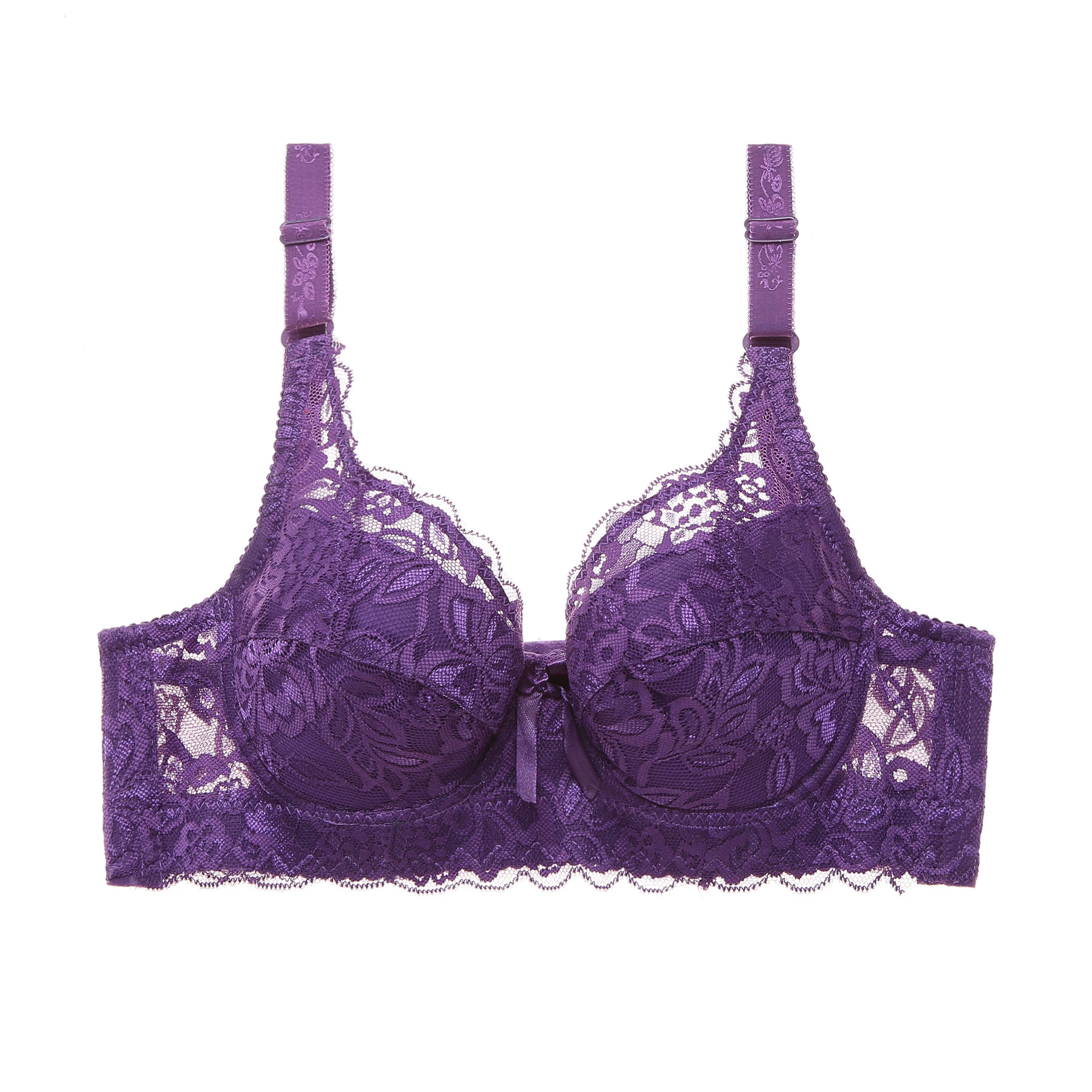 (Cross-border trading), tea cup, lace supporting bra, sexy underwear with steel rings, plus size