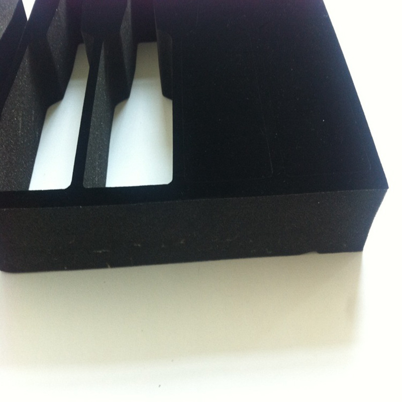 原装正品植绒海绵内衬 黑白高档内托包装 各种防震内衬现货供应