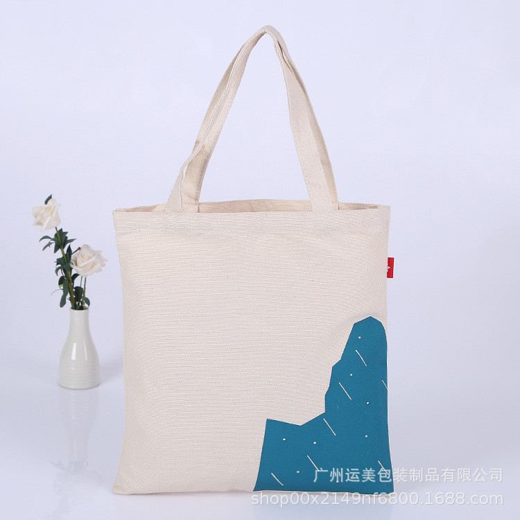 厂家加厚帆布袋 手提棉布袋 广告帆布袋可印logo时尚休闲布袋