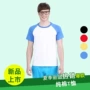 插肩撞色新款男款t恤