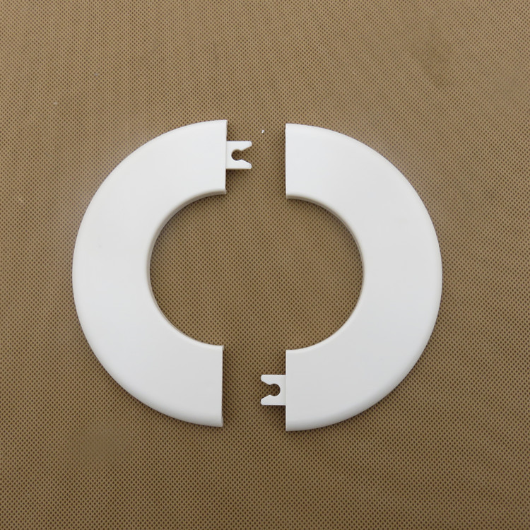 墙洞装饰盖粘贴式空调孔电视穿线管道遮丑堵盖护口圆形分体装饰圈