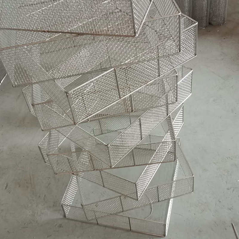 不锈钢储物过滤油炸食品控油滤网不锈钢晾晒网筐