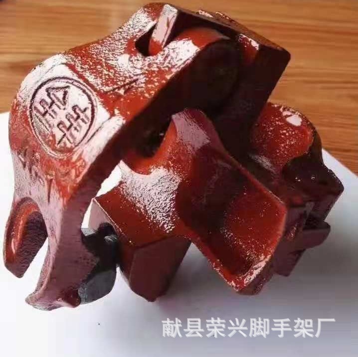 厂家销售建筑扣件 卡钢管用玛钢十字扣件 连接旋转扣件规格齐全
