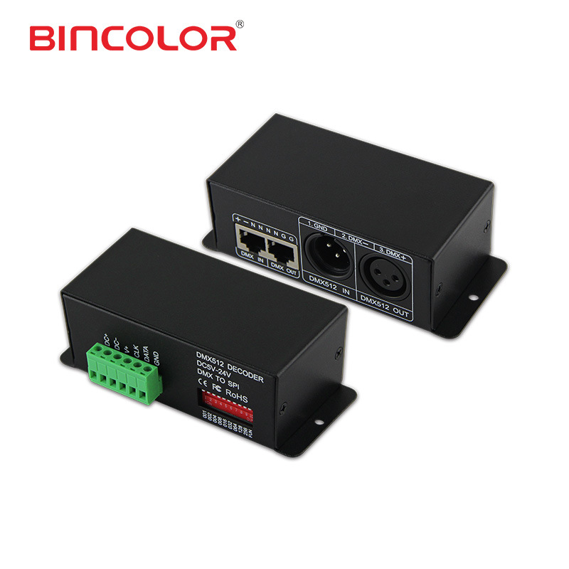 DMX decoder, DMX512 decoder, illusion controller WS2811 decoder