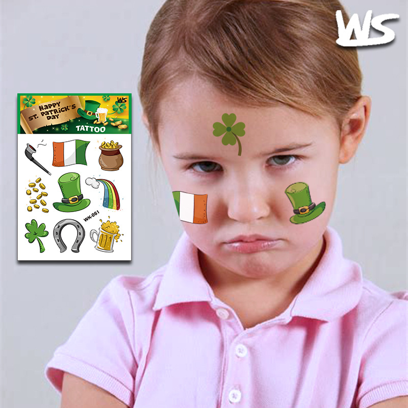 Tatuajes Temporales Infantiles para Rostro Impermeable de Papel de Transferencia de Agua