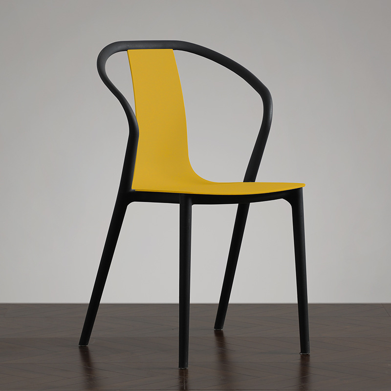 Simple moderno hogar creativo plástico nórdico Internet celebridad ins estilo Silla de comedor moda todo partido Silla de ocio Silla de respaldo