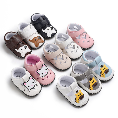 Baby shoes, baby shoes, 0-1 years old, spring, summer, autumn, male and female baby cartoon casual rubber sole toddler shoes, one piece drop shipping