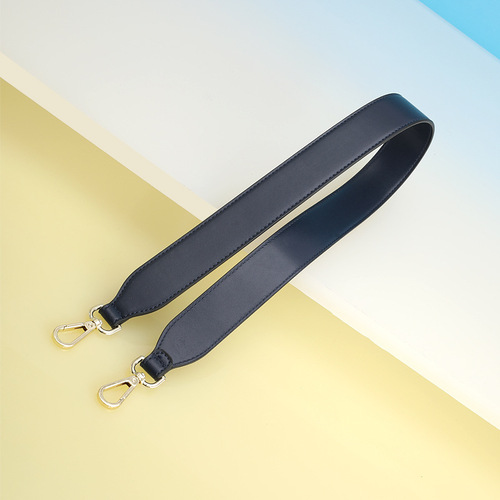 Factory direct sales, double-sided wide bag strap, fashionable and versatile women's bag wide shoulder strap, colorful cowhide single shoulder crossbody bag strap accessories