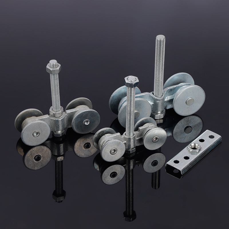 吊轨吊轮门上轮导轨轮工业推拉大平移门吊镀锌重型轨道滑轮承重强