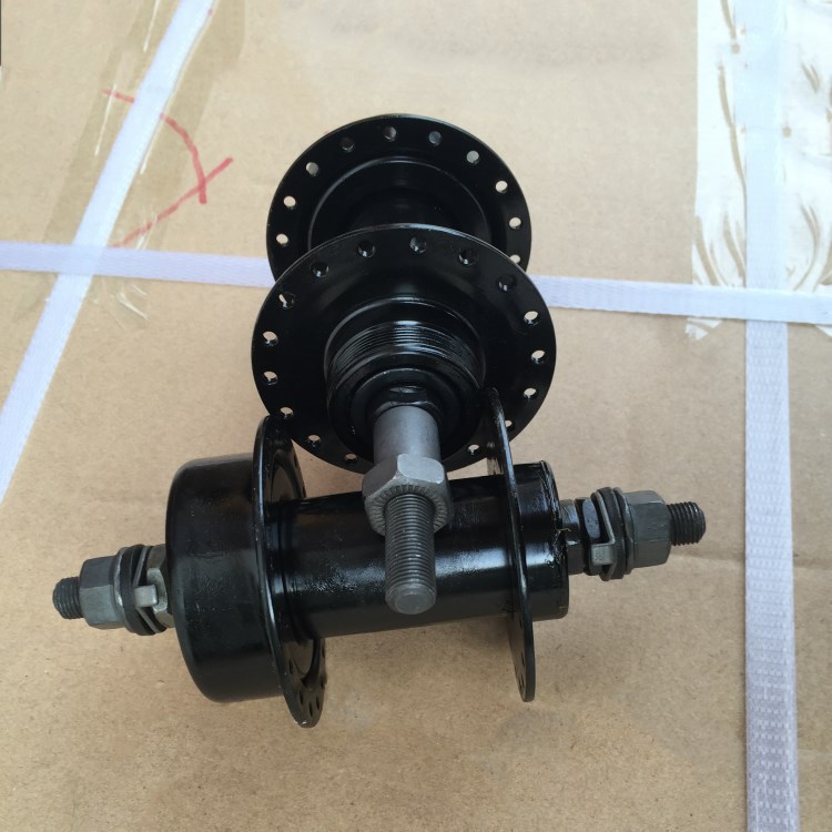 Grano sólido cubo bicicleta de montaña 36 rotación de disco de freno eje de cuero de 32 agujeros de transmisión coche delantero y trasero Hub