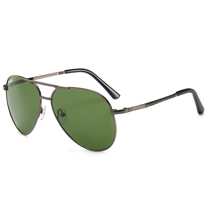 Tempered Glass Lens Men's Sunglasses 2024 New Sunglasses Toad Style Driving and Fishing Men's Sunglasses