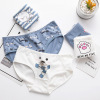 婷维雅 Cartoon underwear, belt bag, breathable cotton pants, hip-accented