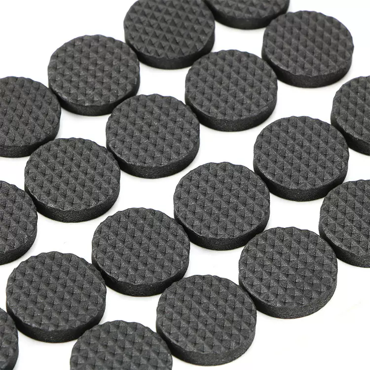 生产模切圆形EVA自粘脚垫 防震防滑EVA胶垫工业用硅橡胶制品加工