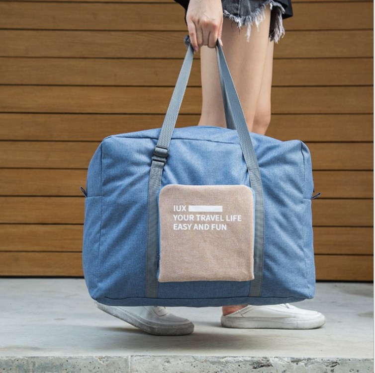 折叠袋 广州厂家logo 折叠旅行袋 手提折叠收纳袋