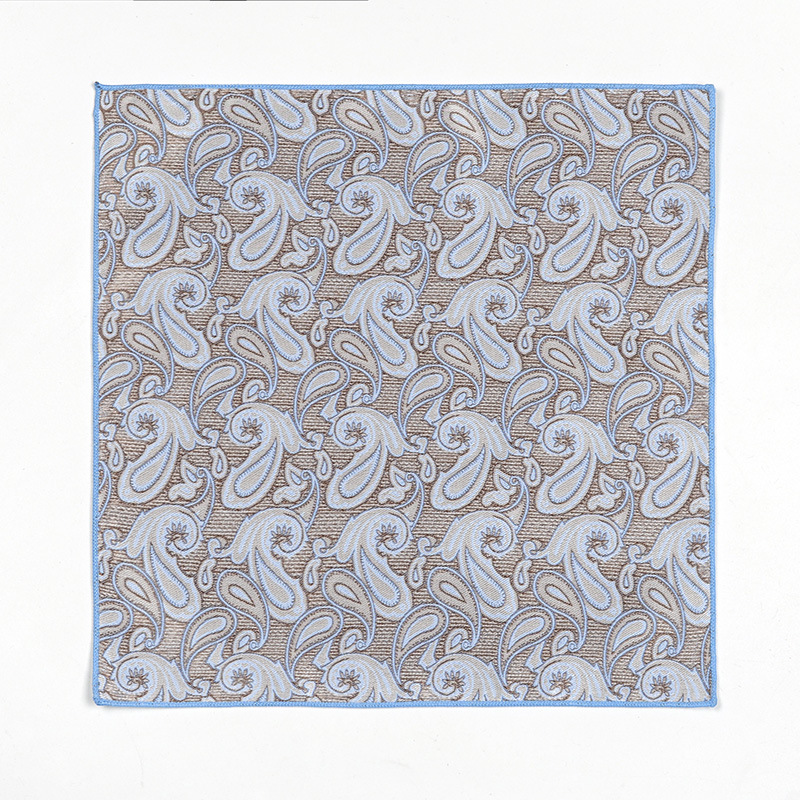 Corbata de hombre bufanda cuadrada pequeña al por mayor moda coreana de todo fósforo tendencia retro bordado patrón traje bufanda de bolsillo