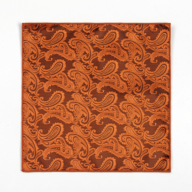 Corbata de hombre bufanda cuadrada pequeña al por mayor moda coreana de todo fósforo tendencia retro bordado patrón traje bufanda de bolsillo