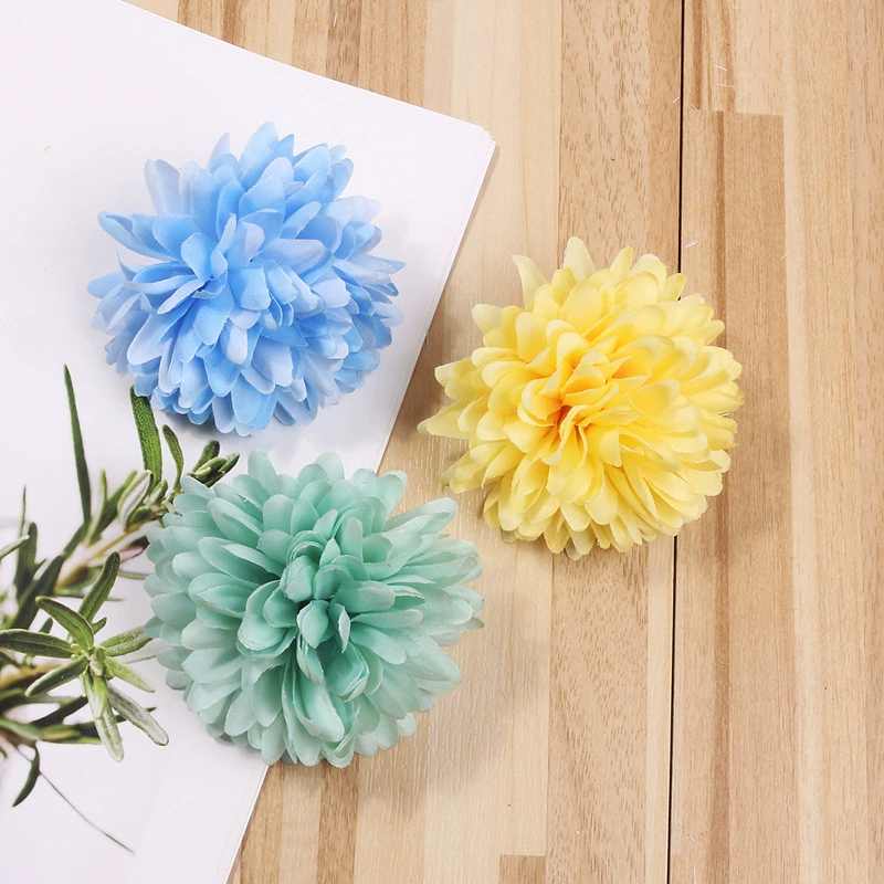 Realistic hat, decorative flowers, diameter 6.5mm, 6.5cm