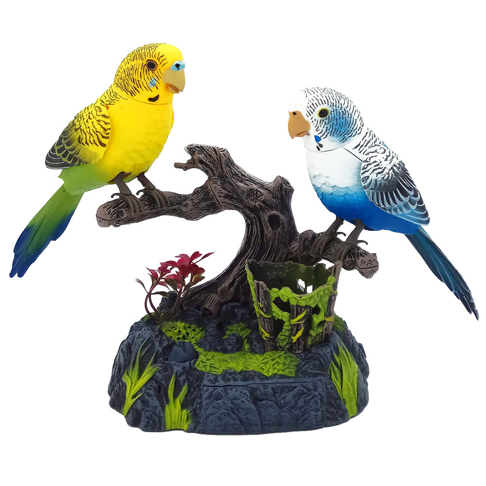 Juguete de Pareja de Pájaros con Sensor de Voz para Niños de Plástico ABS image 7