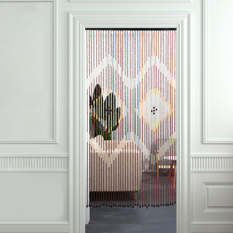Factory direct Chinese wind wooden bead curtain hanging curtain feng shui bead curtain for living room dining room do porch partition Factory direct Chinese wind wooden bead curtain hanging curtain feng shui bead curtain for living room dining room do porch partition