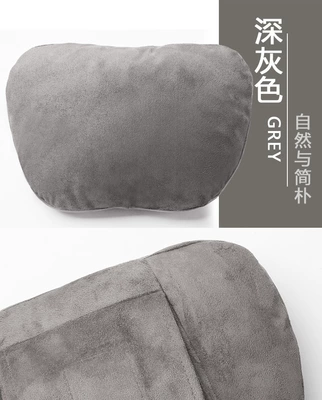 Headrest: Car Headrest Four Seasons Neck - dark-gray-headrest