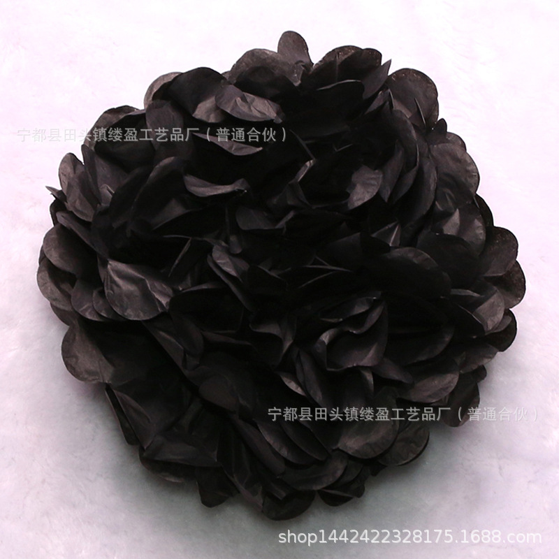 Bola de papel europea y americana sala de bodas tire flor boda peonía papel flor bola fiesta de cumpleaños decoración de la ventana suministros al por mayor