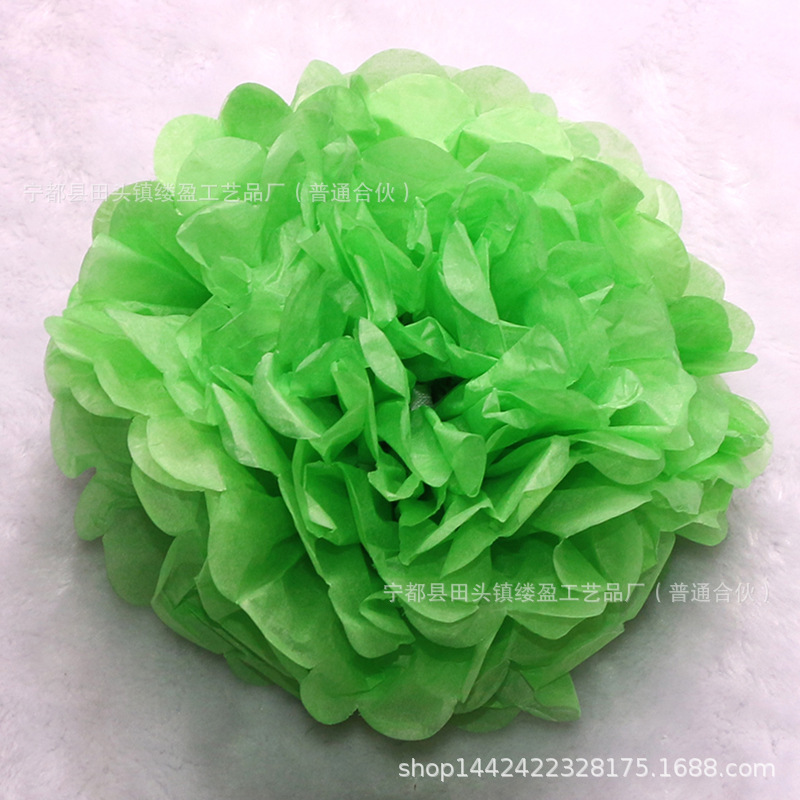 Bola de papel europea y americana sala de bodas tire flor boda peonía papel flor bola fiesta de cumpleaños decoración de la ventana suministros al por mayor