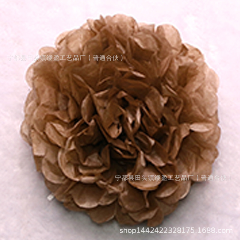 Bola de papel europea y americana sala de bodas tire flor boda peonía papel flor bola fiesta de cumpleaños decoración de la ventana suministros al por mayor