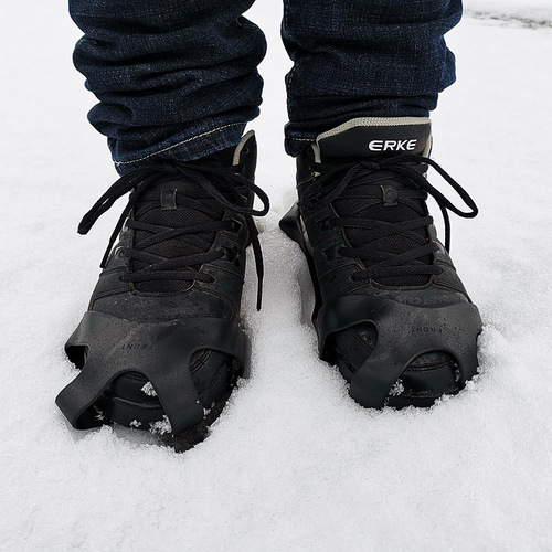 10-tooth crampon anti-slip shoe cover outdoor snow and ice anti-slip claw children's anti-slip shoe nail chain mountain climbing equipment